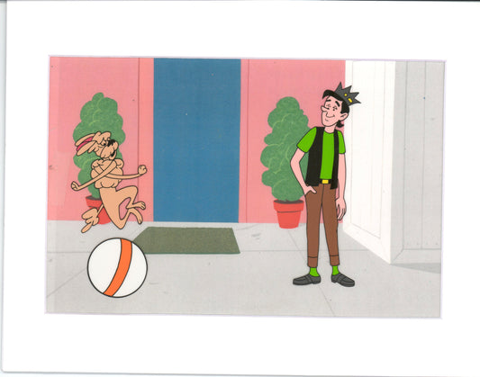 Archie Production Animation Art Cel Setup from Filmation 1968-1969 b2063