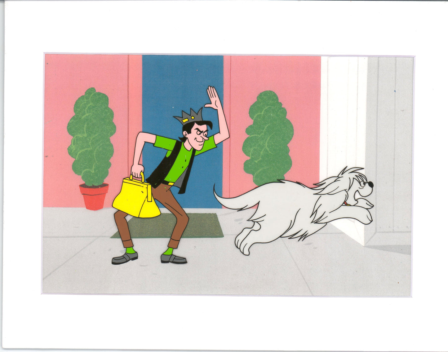 Archie Production Animation Art Cel Setup from Filmation 1968-1969 b2068