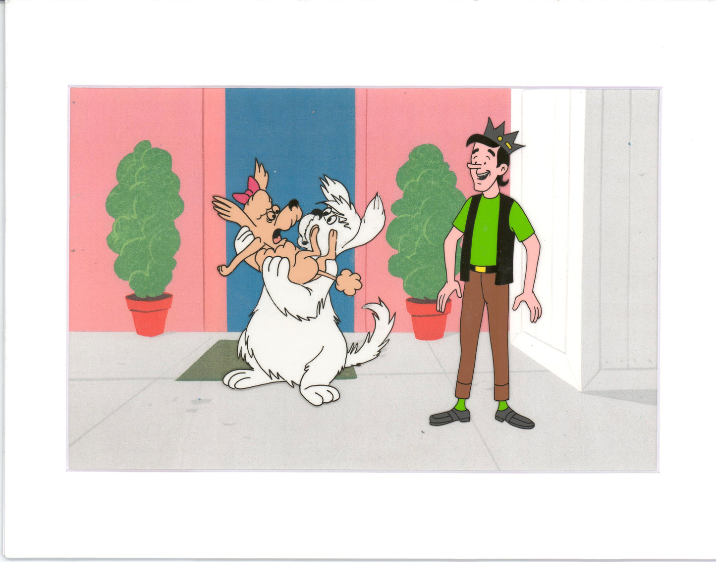 Archie Production Animation Art Cel Setup from Filmation 1968-1969 b2070