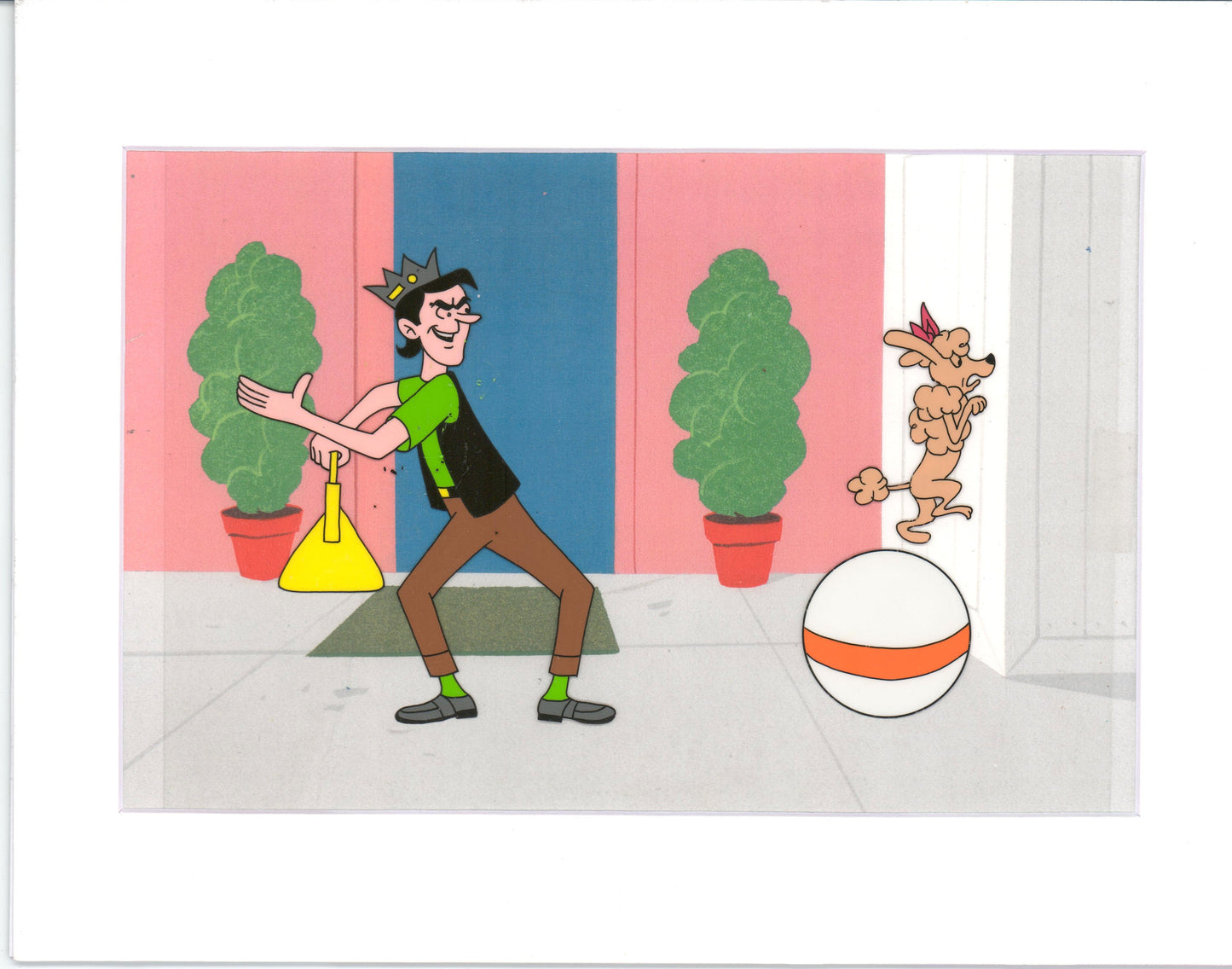 Archie Production Animation Art Cel Setup from Filmation 1968-1969 b2082