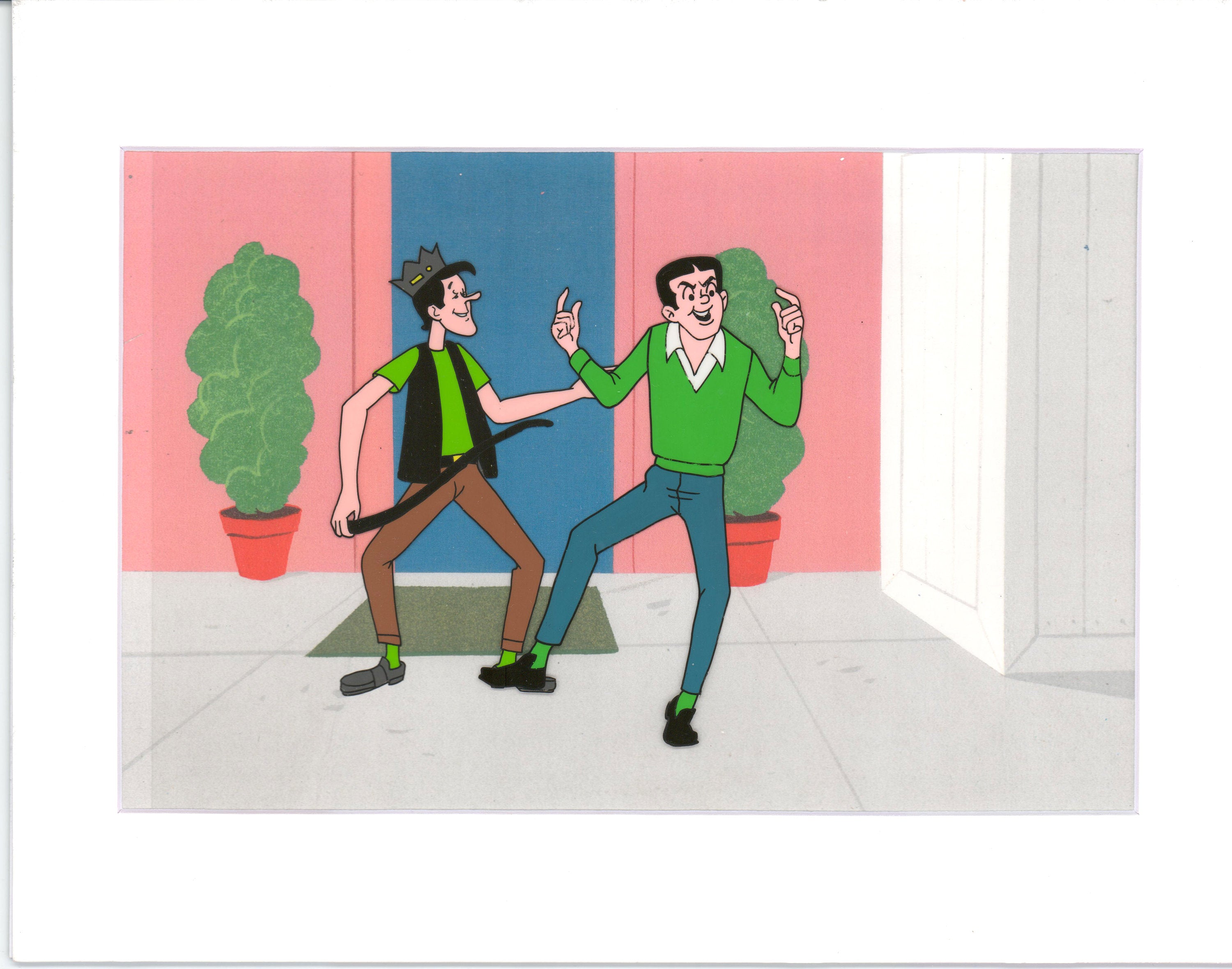 Archie Mcleod Archie Production Animation Art Cel Setup from Filmation 1968-1969 b20 ...