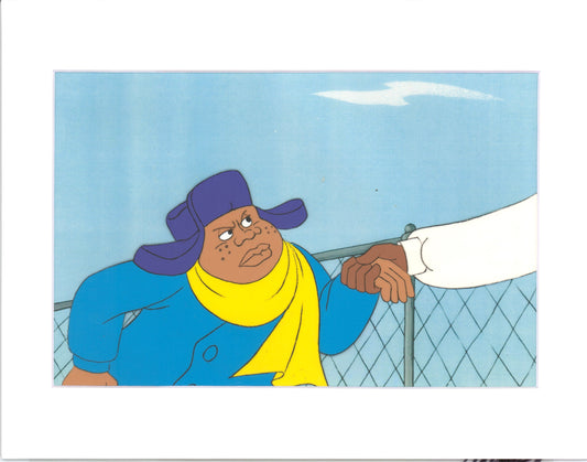 Fat Albert & the Gang Production Animation Cel Used to Make the Filmation Cartoon 1972-75 b2010