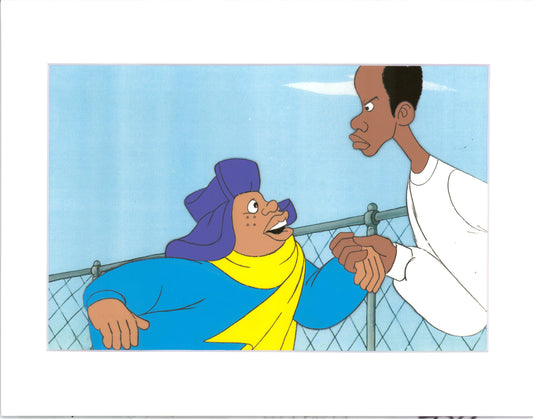 Fat Albert & the Gang Production Animation Cel Used to Make the Filmation Cartoon 1972-75 b2017