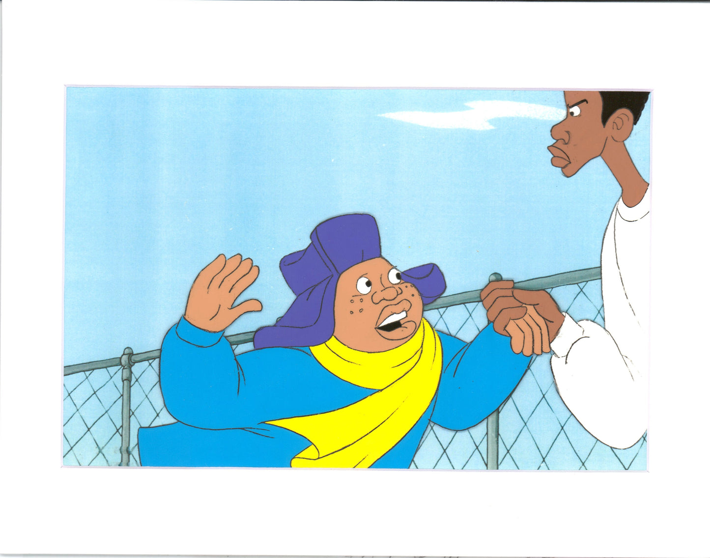 Fat Albert & the Gang Production Animation Cel Used to Make the Filmation Cartoon 1972-75 b2018