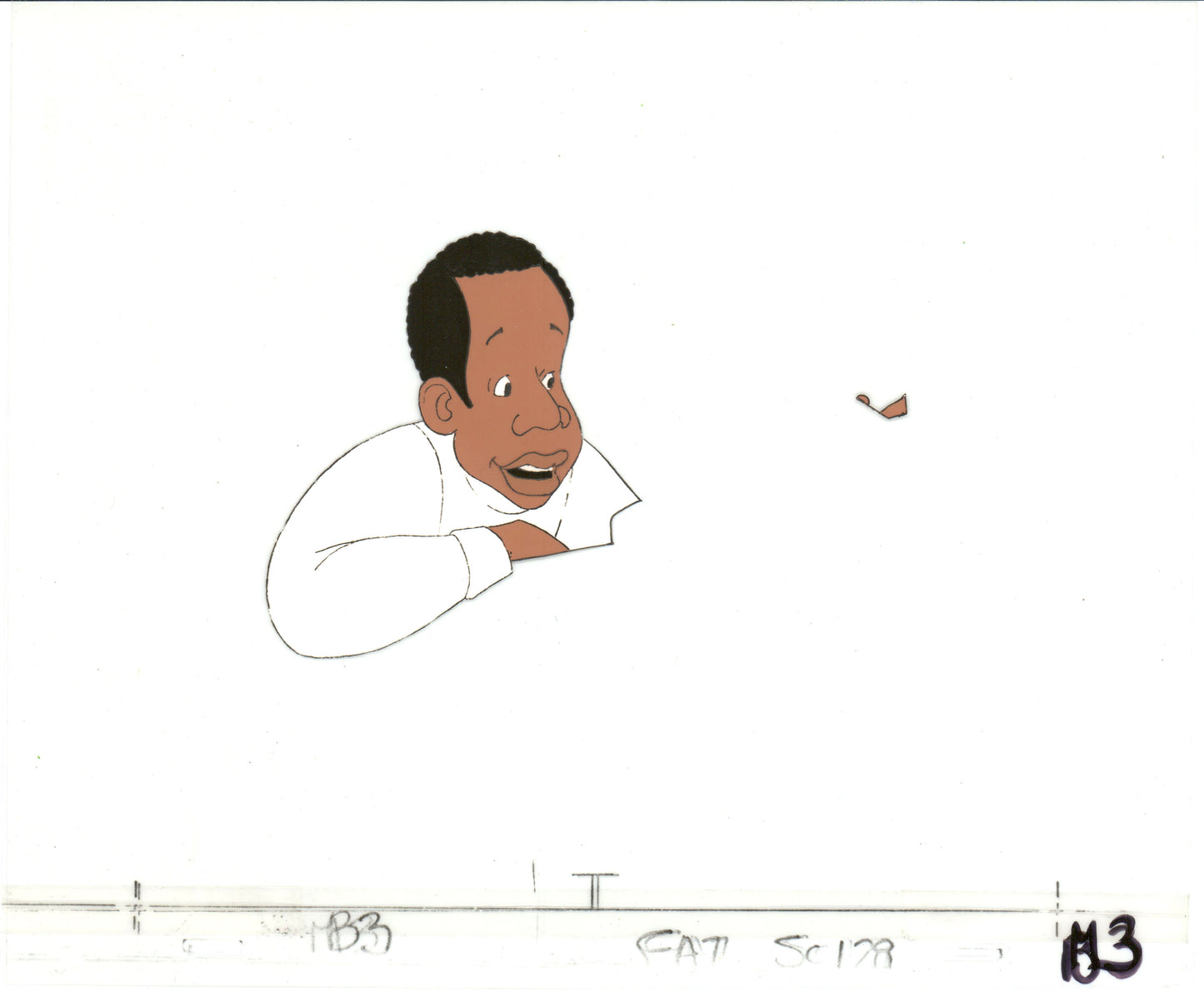 Fat Albert & the Gang Production Animation Cel Used to Make the Filmation Cartoon 1972-75 b2035