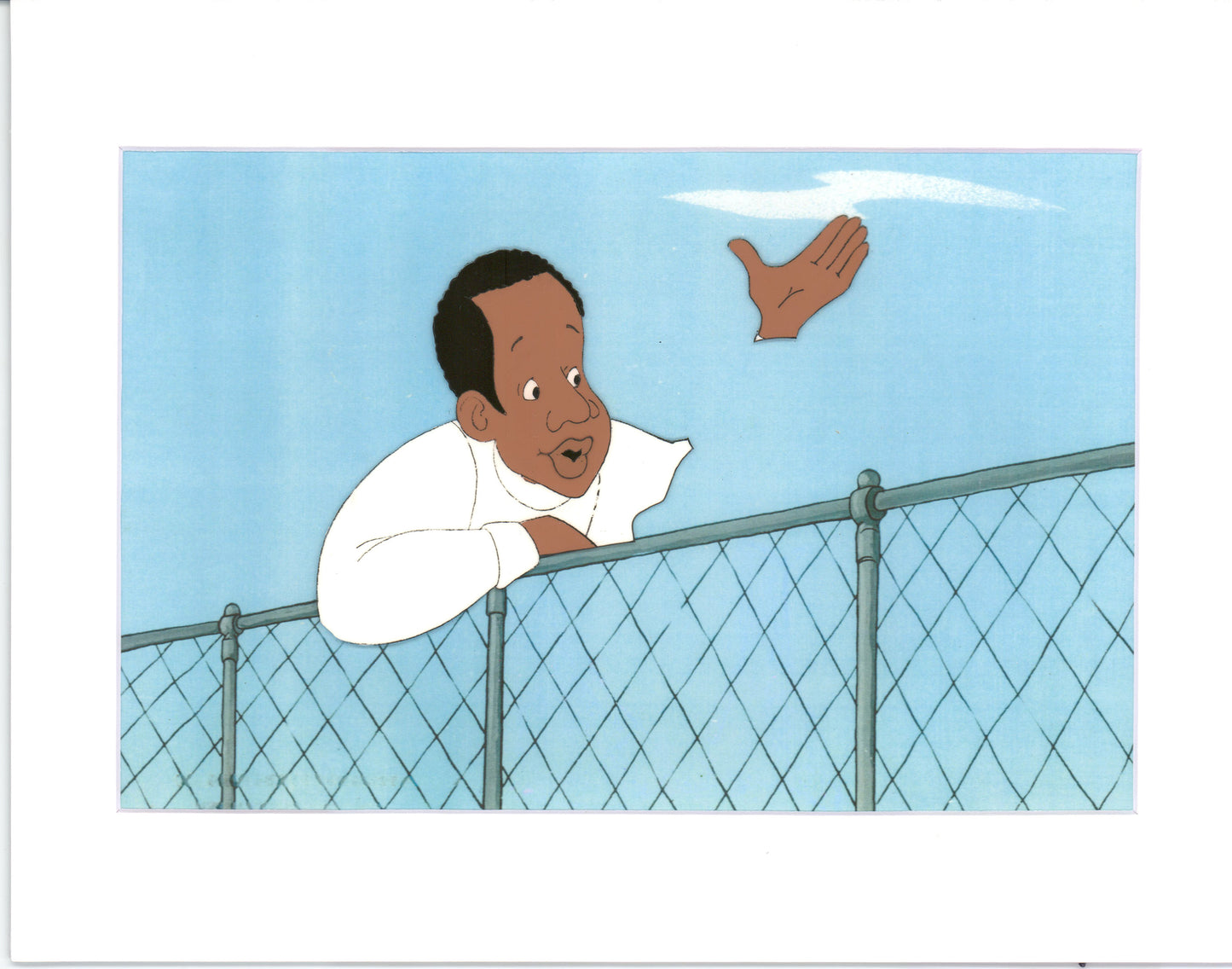 Fat Albert & the Gang Production Animation Cel Used to Make the Filmation Cartoon 1972-75 b2038