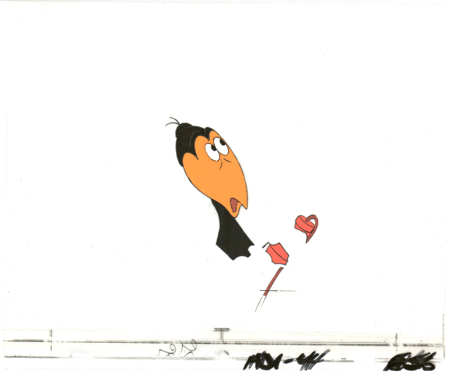Heckle and Jeckle Production Animation Cel Setup from Filmation 1979 b2005