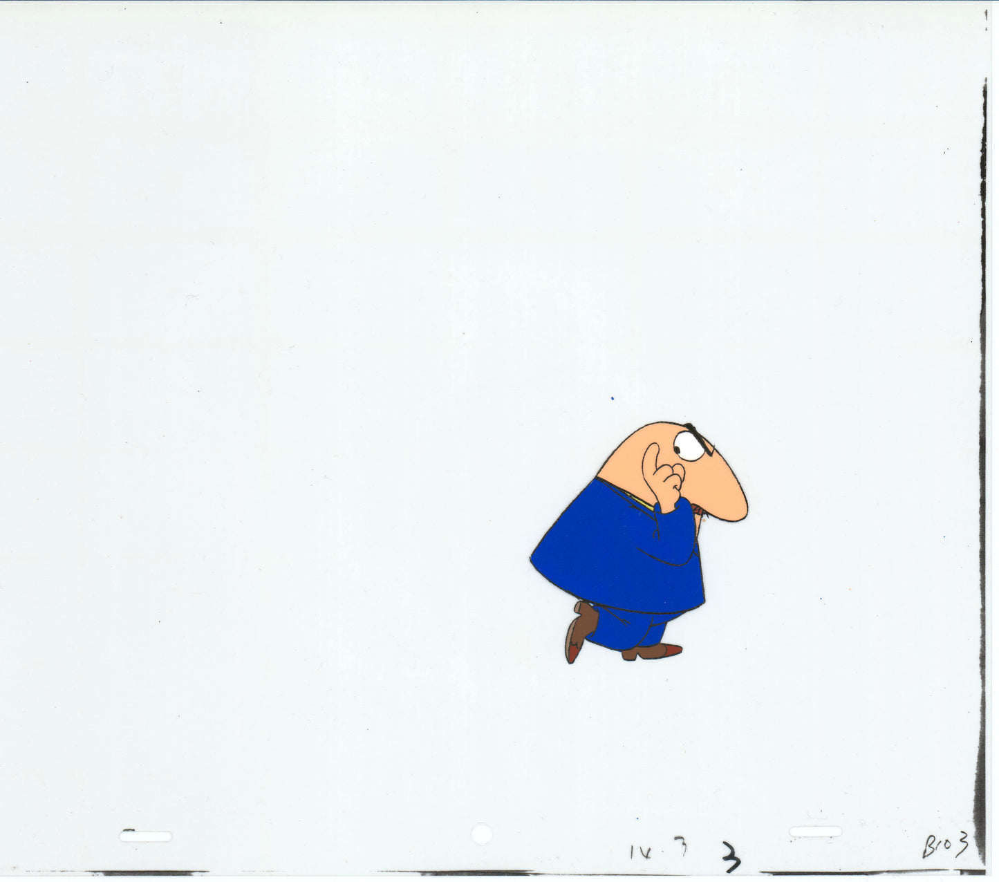 Pink Panther Production Animation Cel of The Little Man from Friz Freleng likely 1980s b2006