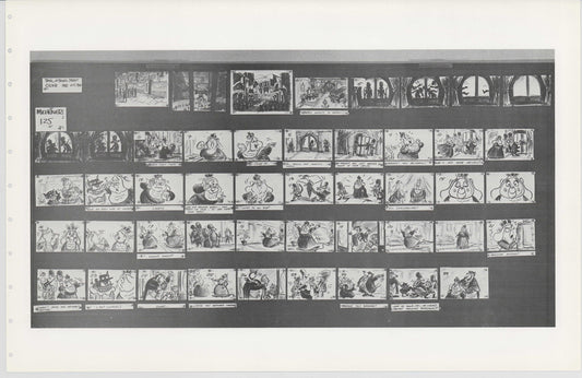 Great Mouse Detective Walt Disney Production Animation Storyboard Sheet 1986 261