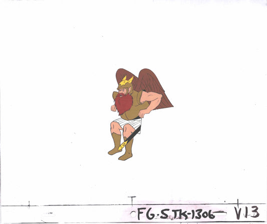 Flash Gordon Prince Vultan Filmation Production Animation Art Cel v13b