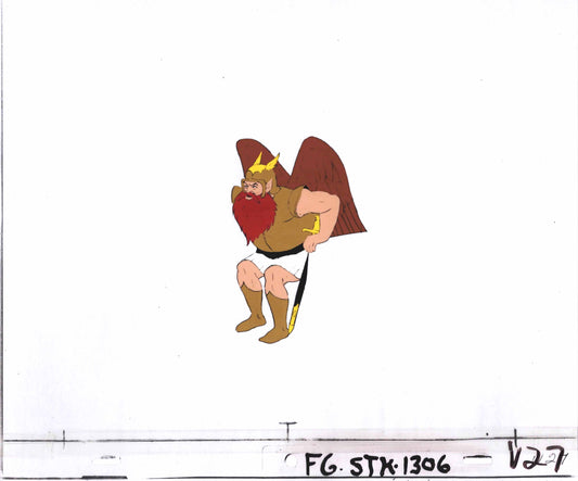 Flash Gordon Prince Vultan Filmation Production Animation Art Cel v27a