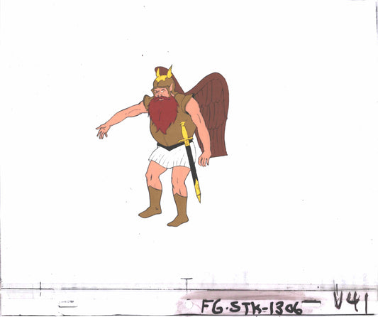 Flash Gordon Prince Vultan Filmation Production Animation Art Cel v41a