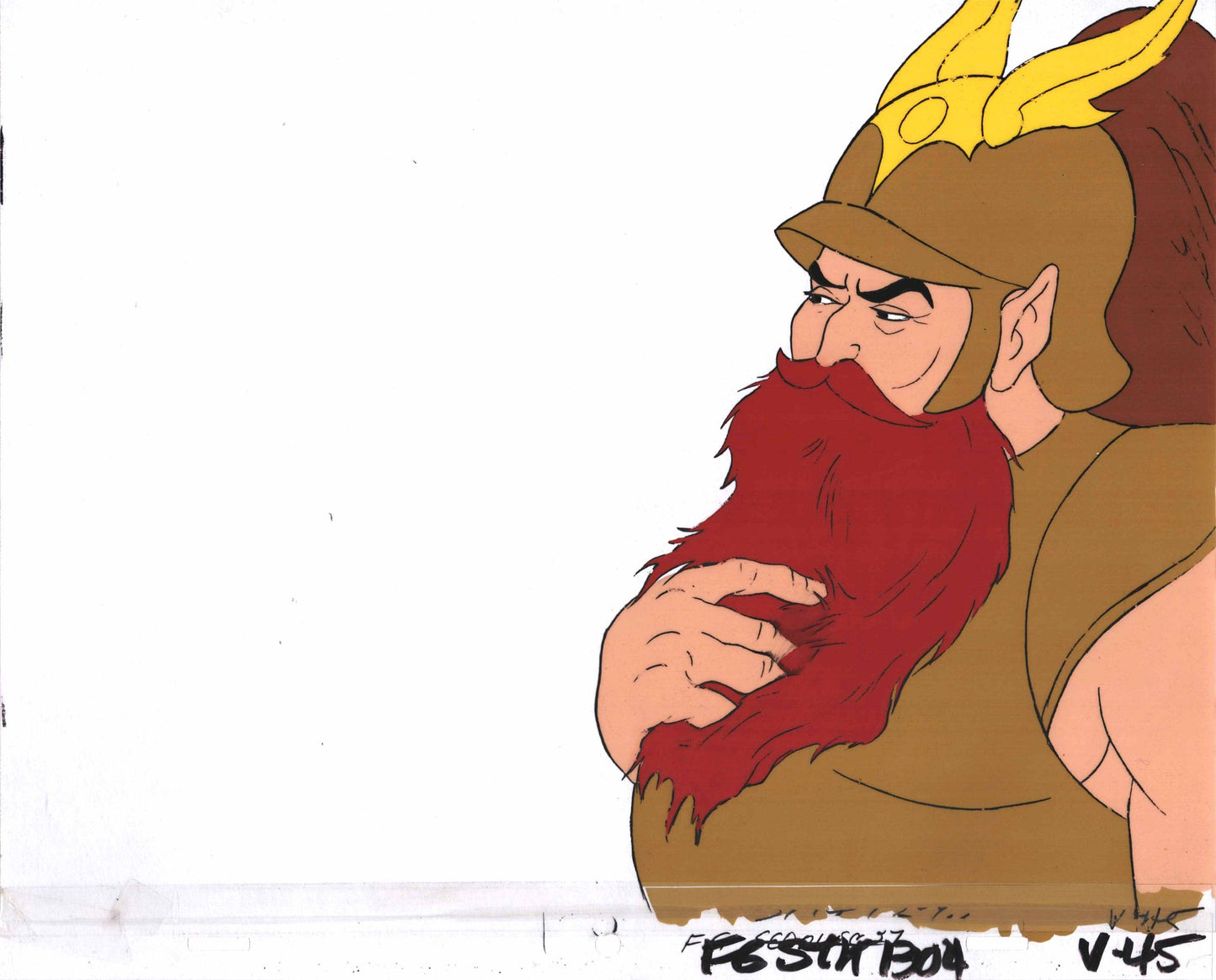 Flash Gordon Prince Vultan Filmation Production Animation Art Cel v45a