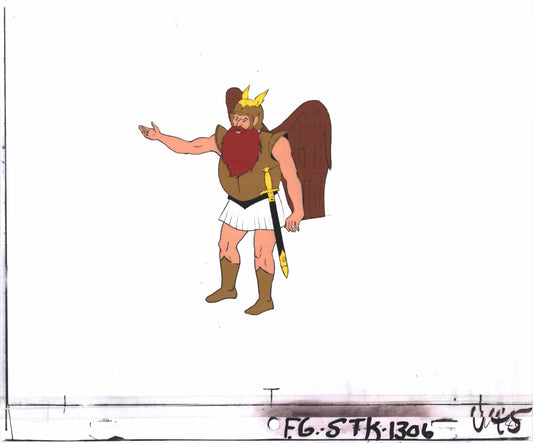 Flash Gordon Prince Vultan Filmation Production Animation Art Cel v45b