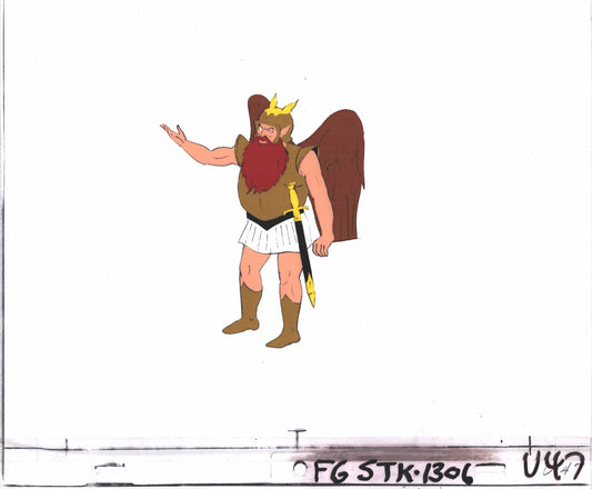 Flash Gordon Prince Vultan Filmation Production Animation Art Cel v47b