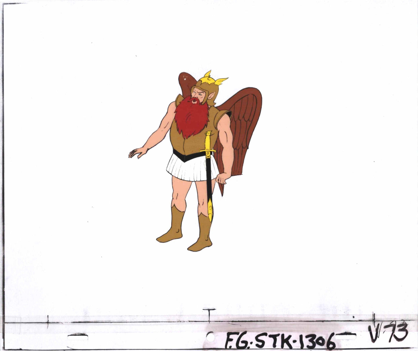 Flash Gordon Prince Vultan Filmation Production Animation Art Cel v73