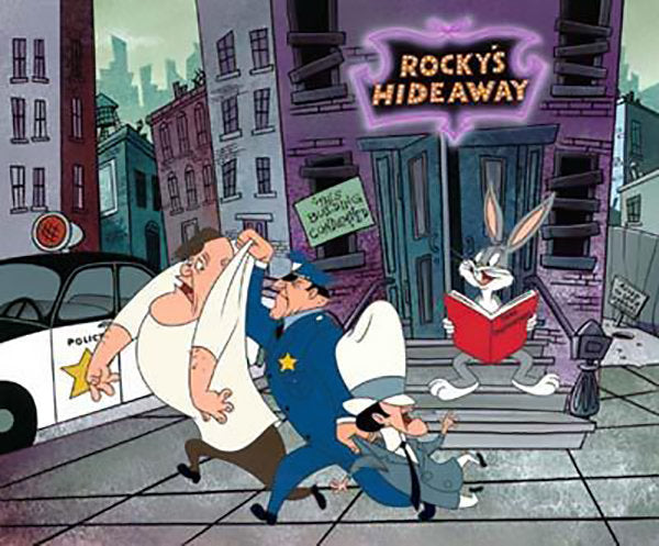 Bugs Bunny Bugs Hideaway Warner Brothers Limited Edition Animation Cel of 100