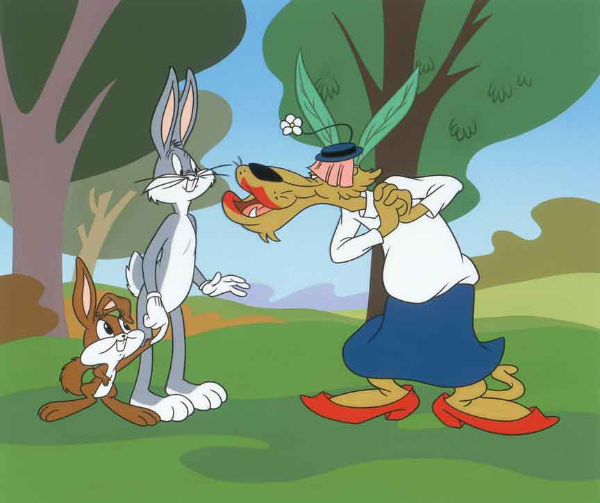Bugs Bunny Rabbit's Kin Warner Brothers Limited Edition Animation Cel of 100