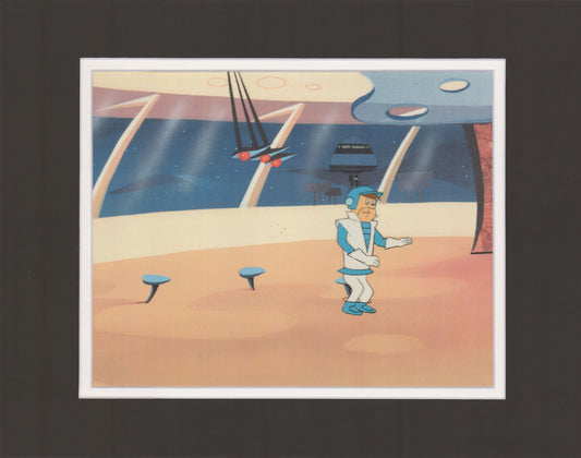 THE JETSONS Worker Production Animation Art Cel Hanna Barbera b3123