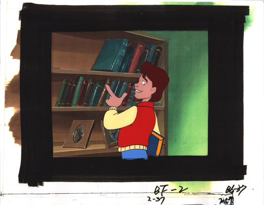 Back to the Future Original Production Animation Cel Universal Cartoon 1991-2 b3-m-59