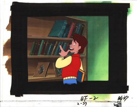 Back to the Future Original Production Animation Cel Universal Cartoon 1991-2 b3-m-69