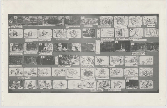 Great Mouse Detective Walt Disney Production Animation Storyboard Sheet 1986 231