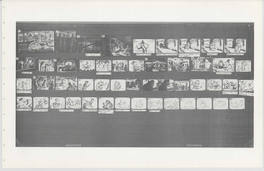 Great Mouse Detective Walt Disney Production Animation Storyboard Sheet 1986 253