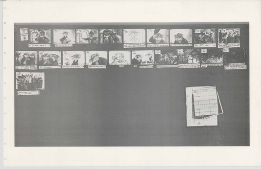 Great Mouse Detective Walt Disney Production Animation Storyboard Sheet 1986 273