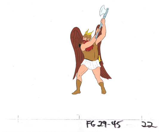 Flash Gordon Prince Vultan Filmation Production Animation Art Cel 22