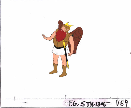 Flash Gordon Prince Vultan Filmation Production Animation Art Cel v69