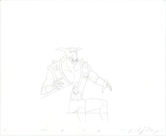 Heavy Metal 2000 FAKK2 Original Production Animation Cel Drawing B3168