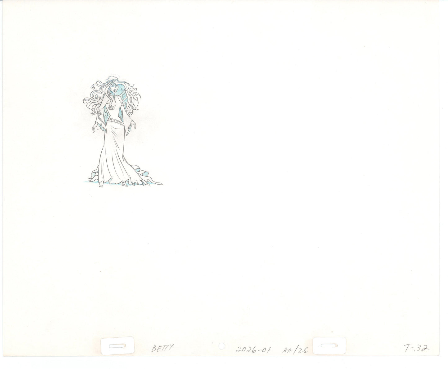 Rock Odyssey original production animation cel drawing Hanna-Barbera 1987 B3130