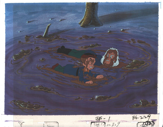 Back to the Future Original Production Animation Cel Universal Cartoon 1991-2 b3g229a