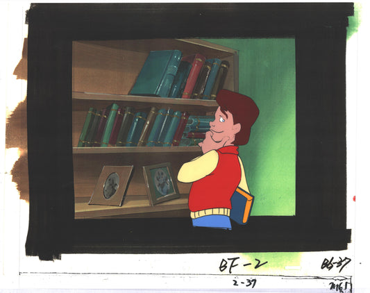 Back to the Future Original Production Animation Cel Universal Cartoon 1991-2 b3m61a