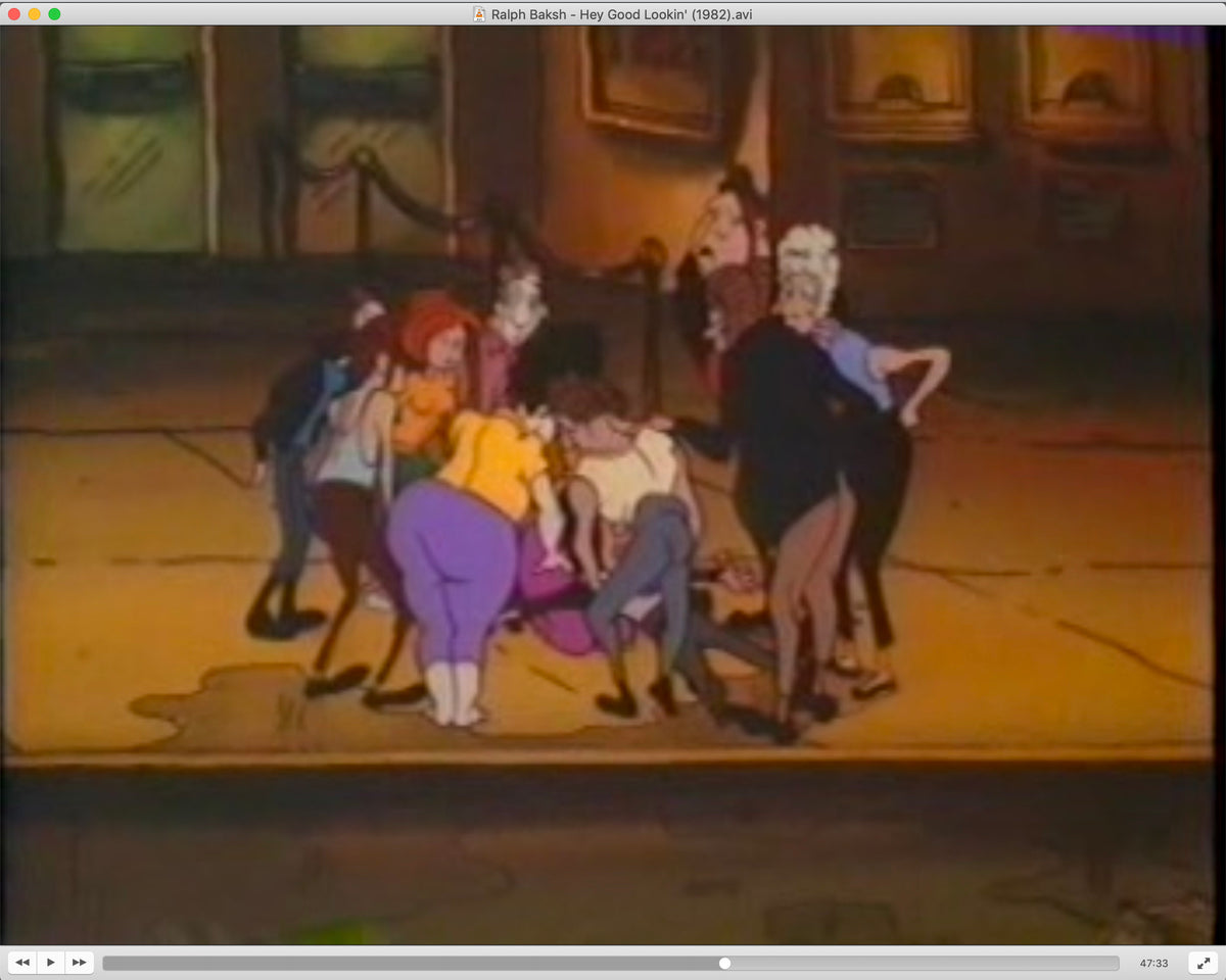 Hey Good Look In Ralph Hey Good Lookin Ralph Bakshi HUGE Master Setup: Production Pan Cel and ...