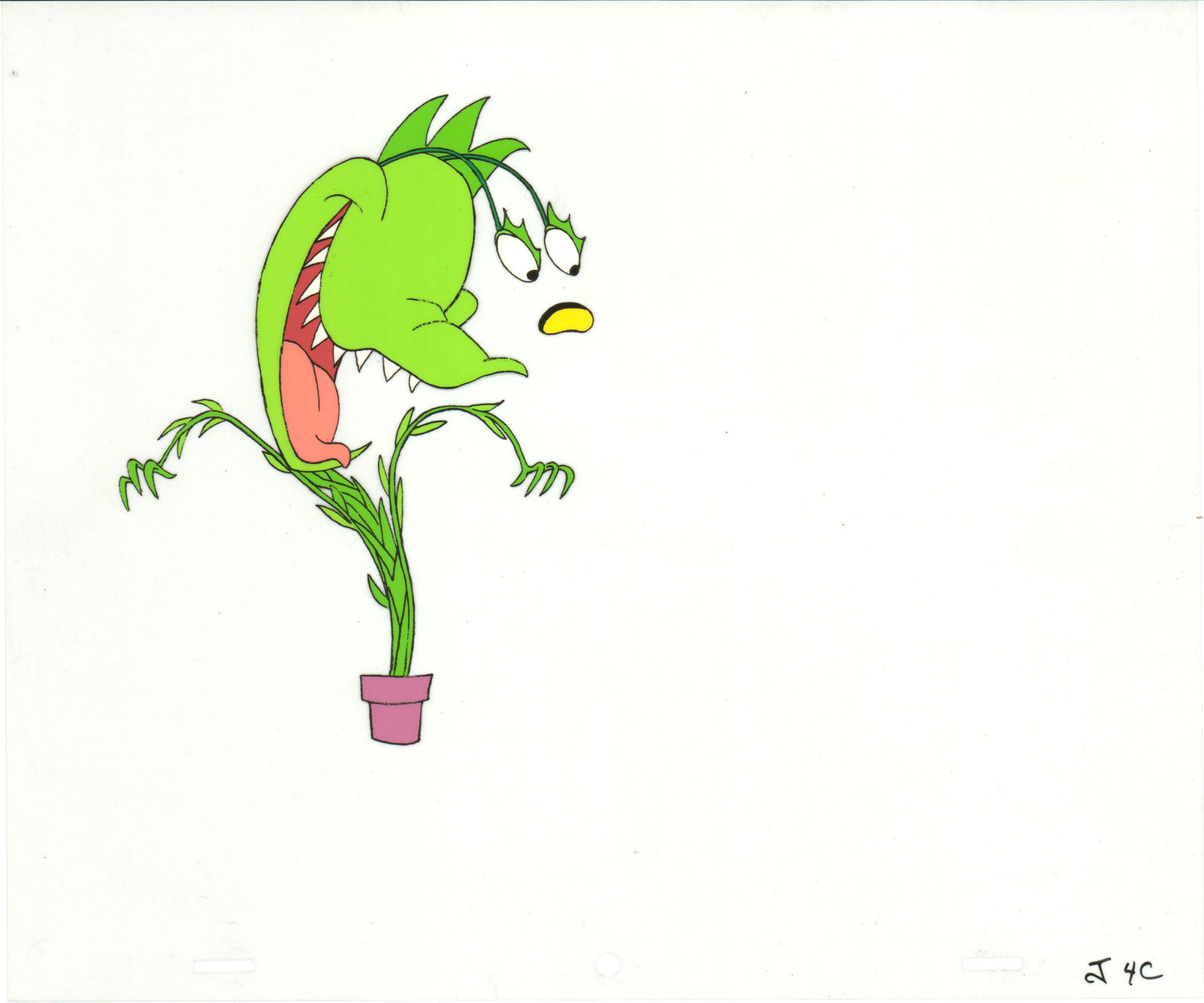 Little Shop of Horrors Junior Monster from Marvel Original Production Animation Cel 1991 b5585