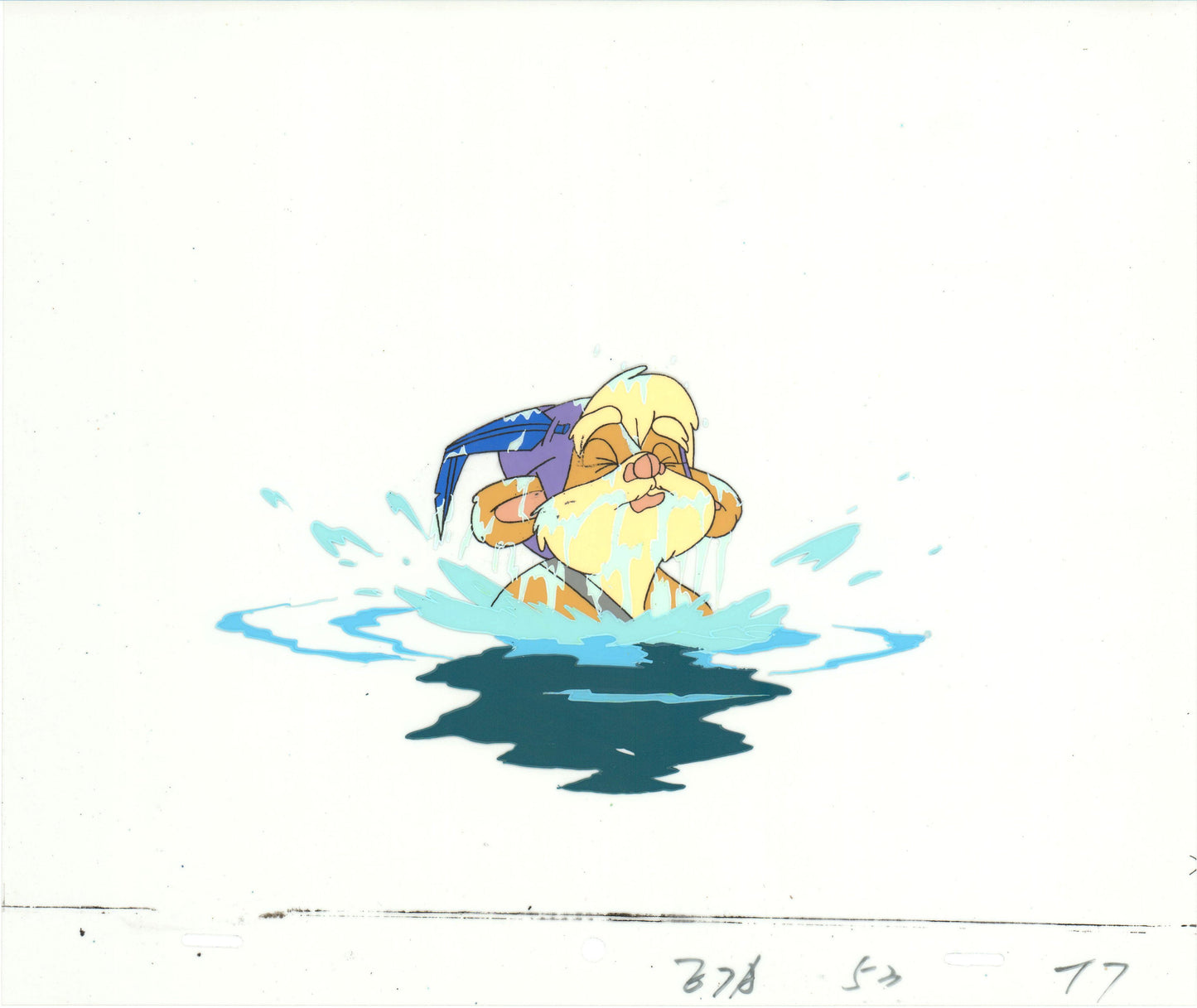 Star Wars: Ewoks Teebo Original Production Animation Cel n Draw Lucasfilm b5323