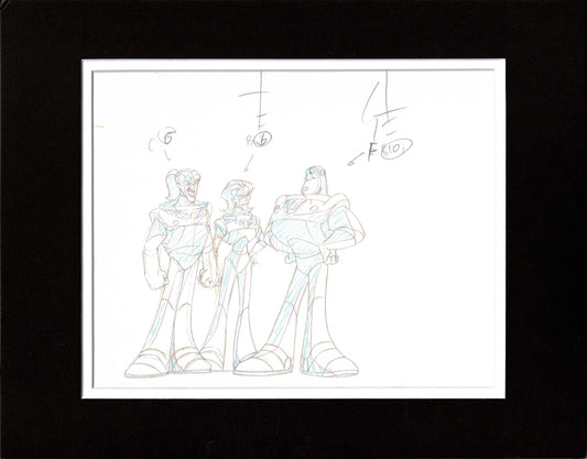 Buzz Lightyear of Star Command Walt Disney Key Production Animation Drawing based on Pixar's Toy Story l