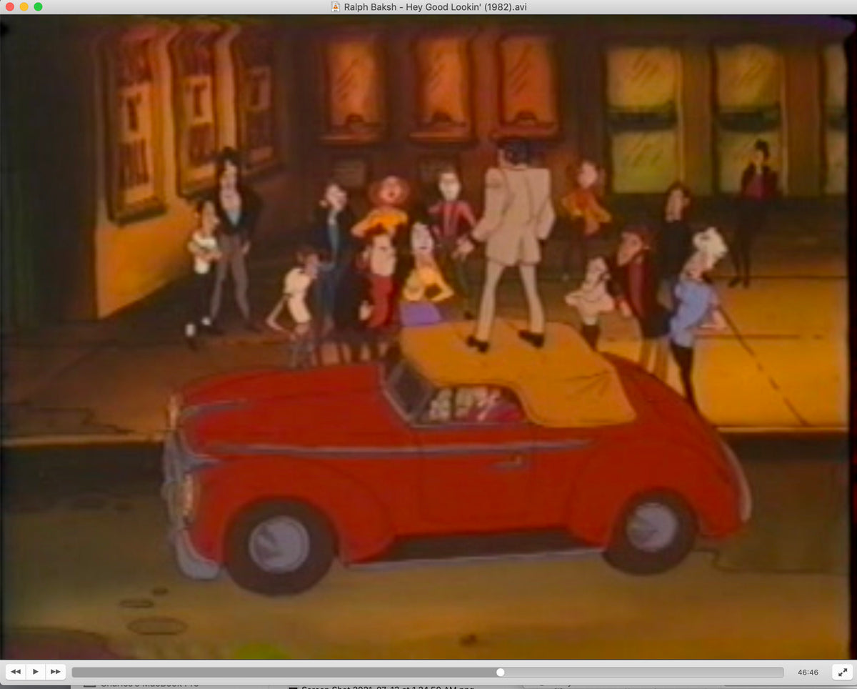 Hey Good Look In Ralph Hey Good Lookin Ralph Bakshi HUGE Master Setup: Production Pan Cel and ...
