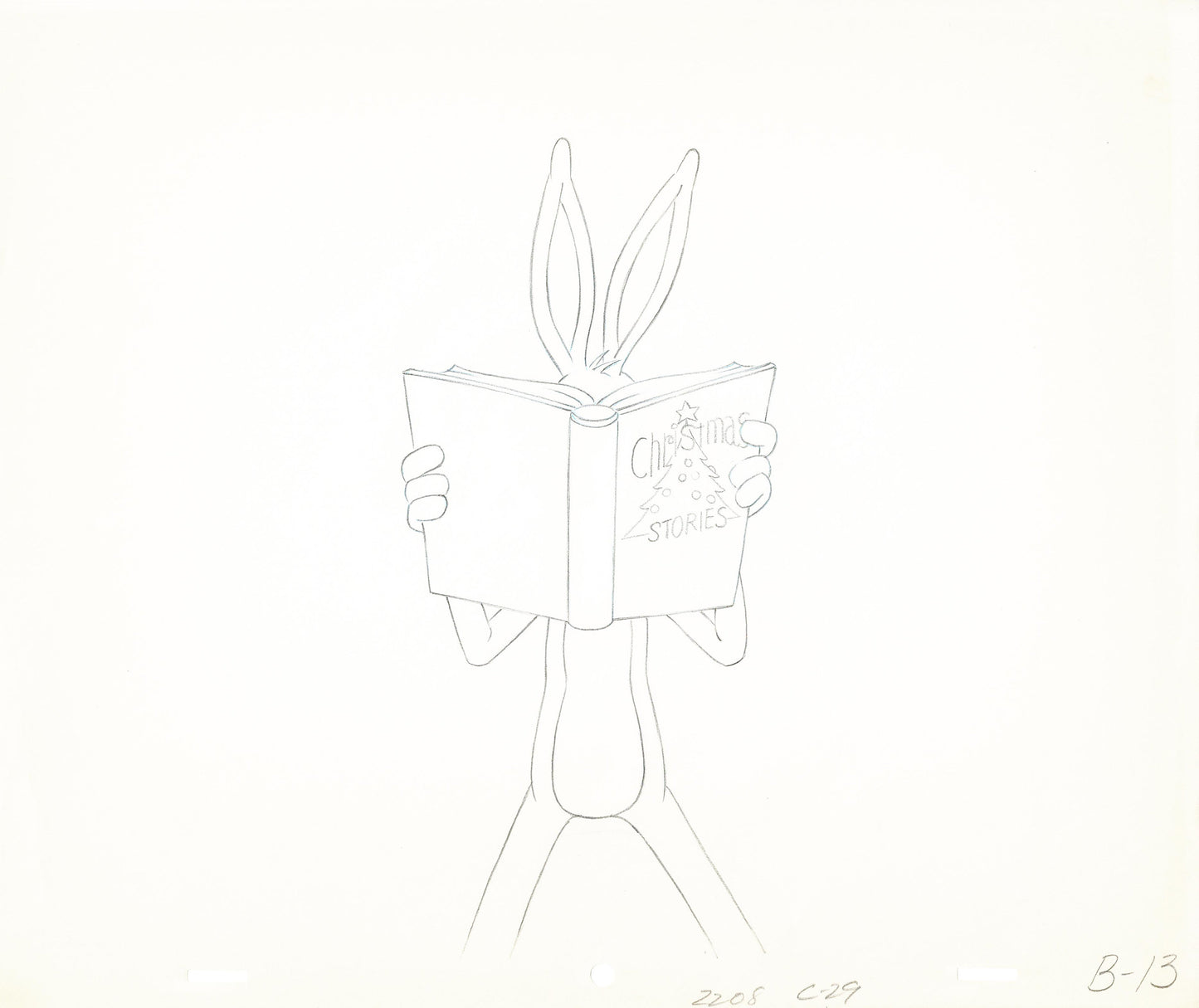 Bugs Bunny 1979 Animation Cel and Drawing Warner Brothers Looney Tunes 13