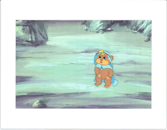 Star Wars: Ewoks Malani Original Production Animation Cel and Drawing from Lucasfilm b5395