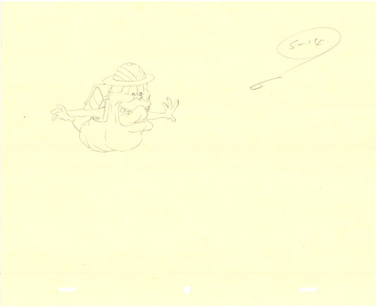 Real Ghostbusters Slimer DIC Production Animation Cel Drawing 1986-1991 1031
