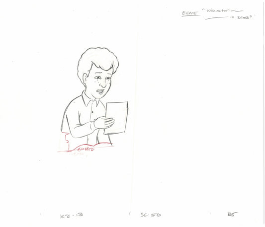 King of the Hill Original Animation Production Cel Drawing from FOX 300