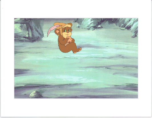 Star Wars: Ewoks Teebo Season 1 Original Production Animation Cel and Drawing from Lucasfilm b5439