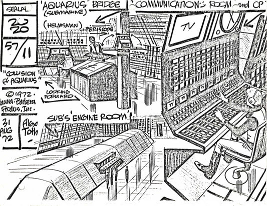 Alex Toth Sealab 2020 1972 Model Sheet Copy from Hanna Barbera Bridge 27