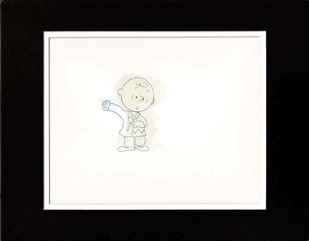 PEANUTS The Charlie Brown and Snoopy Show Production Animation Cel Drawing 1983-1985 19d
