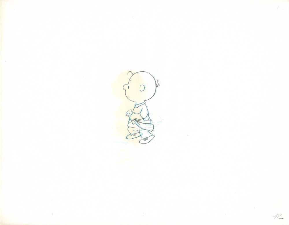PEANUTS The Charlie Brown and Snoopy Show Production Animation Cel Drawing 1983-1985 12d