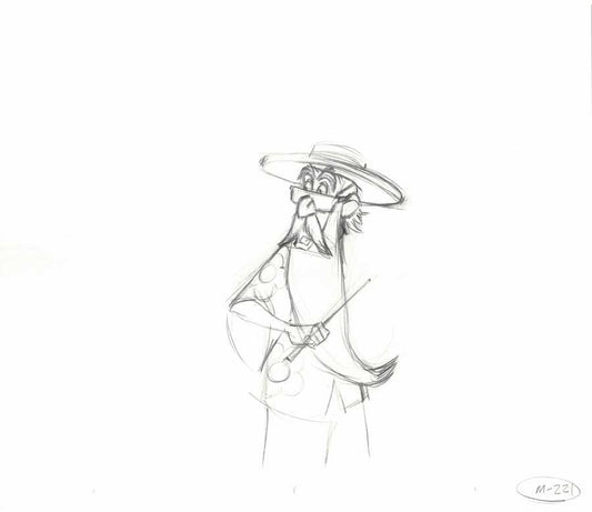 Merlin the Magician of Sword and the Stone Epcot Production Animation Cel Drawing 2000s Disney by Phil Nibbelink 07