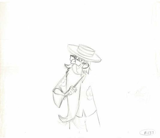 Merlin the Magician of Sword and the Stone Epcot Production Animation Cel Drawing 2000s Disney by Phil Nibbelink 09