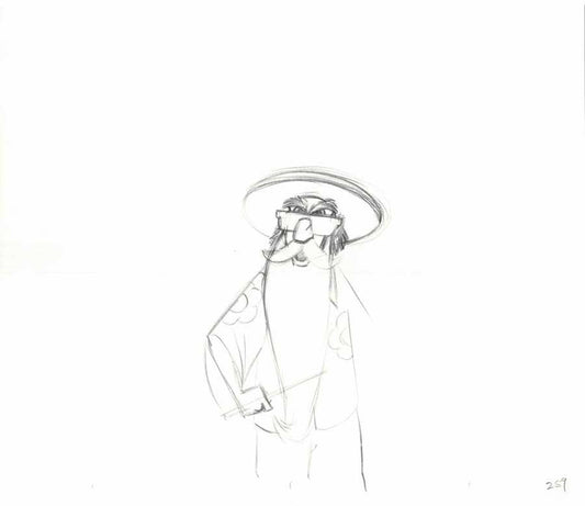 Merlin the Magician of Sword and the Stone Epcot Production Animation Cel Drawing 2000s Disney by Phil Nibbelink 15